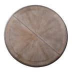 Magnolia Manor Round Pedestal Dining Table with Expandable Leaves - 2 Finishes