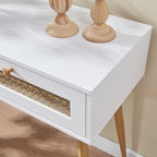 41.9 Wood 2-Drawer Entryway Console Table
