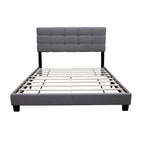 Queen Size Adjustable Upholstered Bed Frame Stylish Durable And Dirt-resistant, No Need For Bulky Innerspring Mattresses