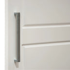 Palace Imports 100% Solid Wood Cosmo 3-Door Wardrobe Armoire with Solid Wood or Mirrored Doors