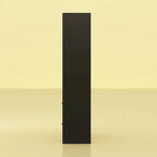 Wardrobe Clo Armoire wi/Mirror & Scalable Hanging Rod Space Saving