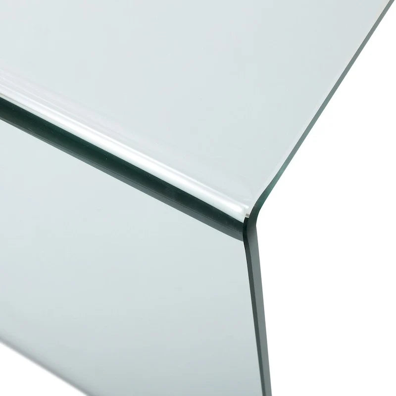 Ramona Tempered Glass Office Desk by Christopher Knight Home