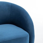 Modern Swivel Barrel Accent Chair