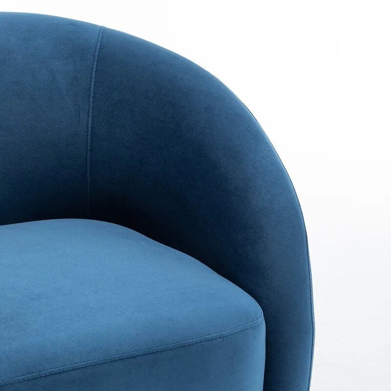 Modern Swivel Barrel Accent Chair
