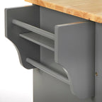 Simple Living Georgia Rolling Kitchen Cart