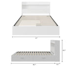 Hunter Platform Bed with Headboard