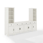 Crosley Tara 3Pc Sideboard And Bookcase Set - 15x97x67.63