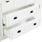 Whisen 71 Tall Freestanding Kitchen Pantry, Large Dining Storage Cabinet Cupboard Sideboards With 4 Foldable Doors, Shelves, Wine Racks
