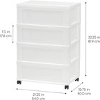 4 Drawer Wide Storage Drawer