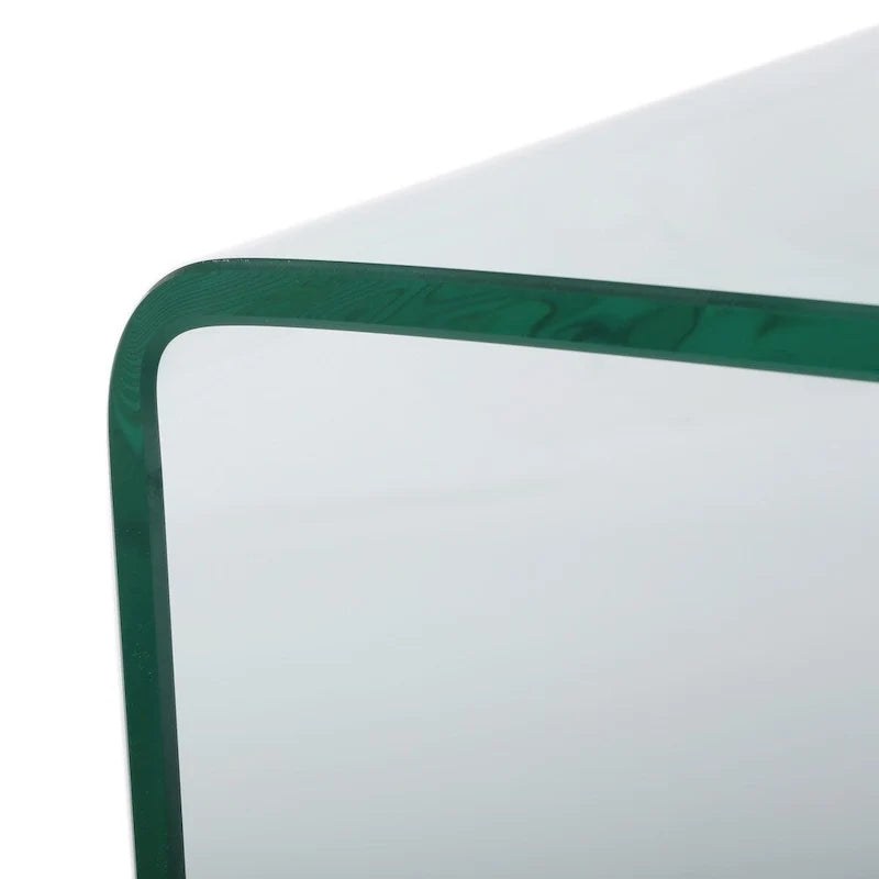 Ramona Tempered Glass Office Desk by Christopher Knight Home