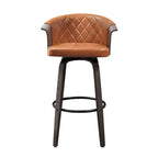 Art Leon Mid-century Modern Swivel Counter Stools (Set of 2)