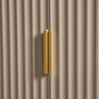 3 Door Wardrobe with Drawers - Taupe