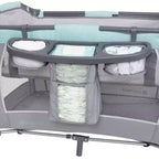 Nursery Center Playard with Rocking Cradle, Bassinet, and Changing Table