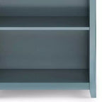 70 Five-Shelf Solid Wood Bookcase - Lacquered Pine, 4 Adjustable Shelves