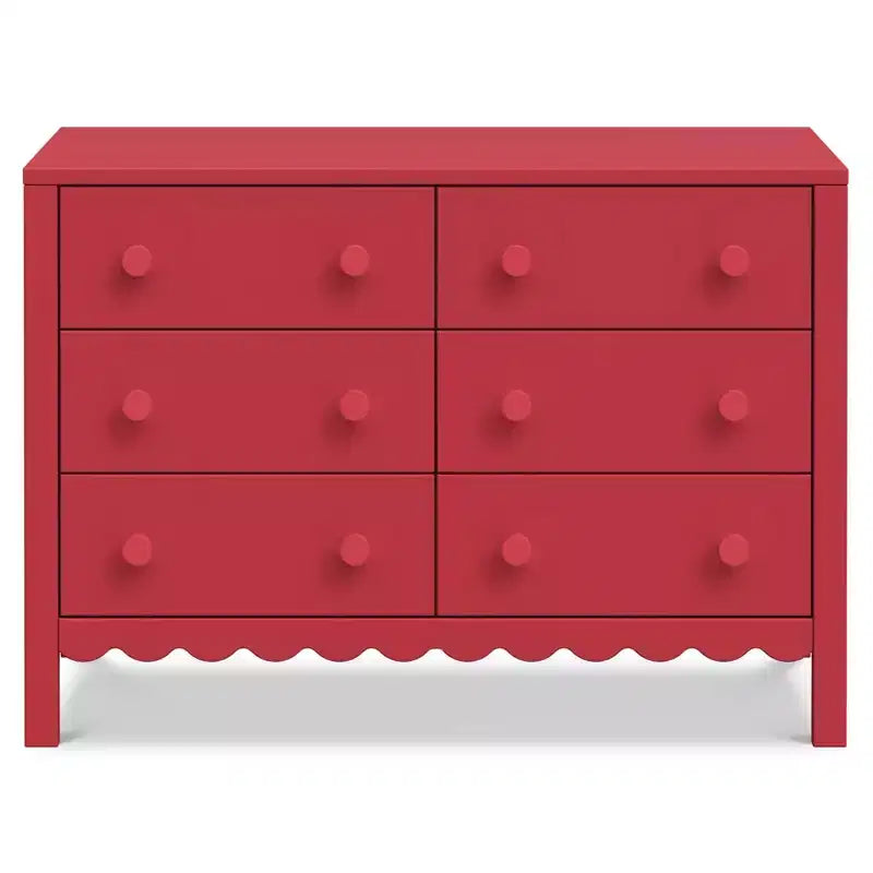 Scallop 6-Drawer Dresser