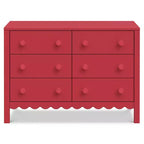 Scallop 6-Drawer Dresser