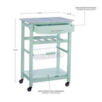 Jake Compact Mobile Rolling Kitchen Cart