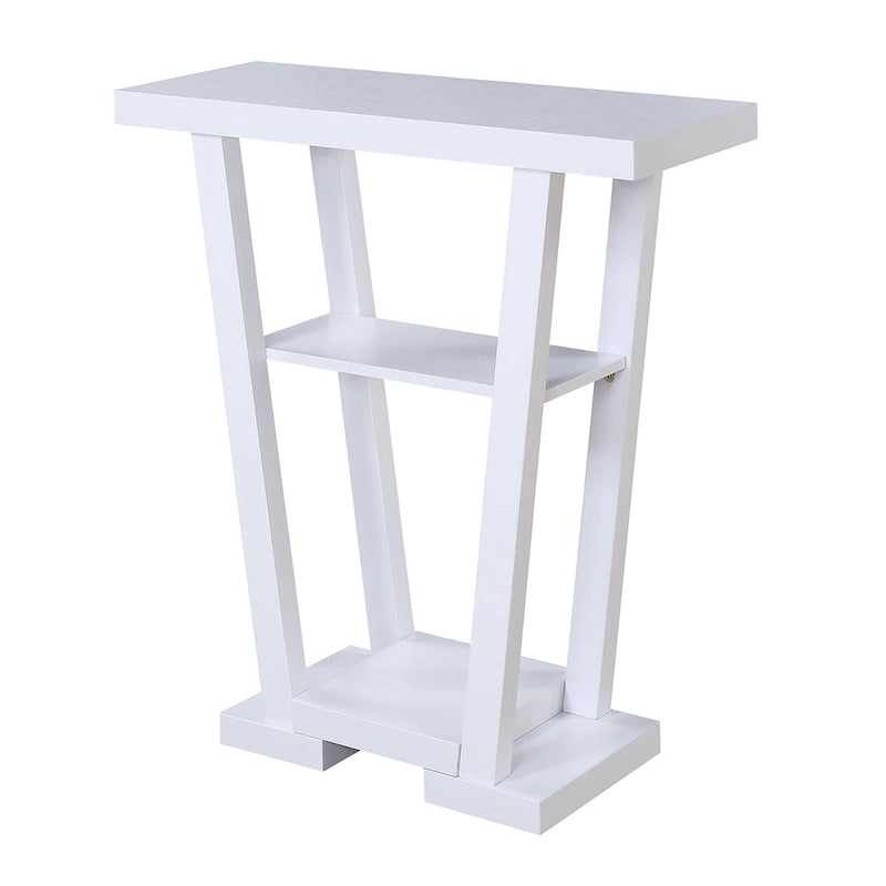 Convenience Concepts Newport V Console Table with Shelves