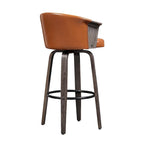Art Leon Mid-century Modern Swivel Counter Stools (Set of 2)
