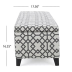 Modern Upholstered Storage Bench for Living Room Entryway