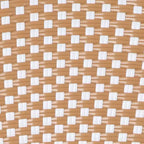Flash Furniture 4 Pack Lourdes Indoor/Outdoor Commercial Thonet Bistro Stacking Chair with Arms, PE Rattan and Aluminum Frame