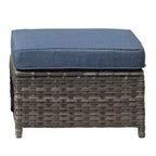 Ovios Tampa 8pc Wicker Outdoor Patio Furniture Conversation Sofa Set with Swivel Chairs and Cushions