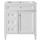 Bathroom Vanity with Top Sink and a Tip-out Drawer