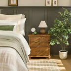 3pc Classic 3 Drawer Wooden Nightstands - Hearth & Hand with Magnolia