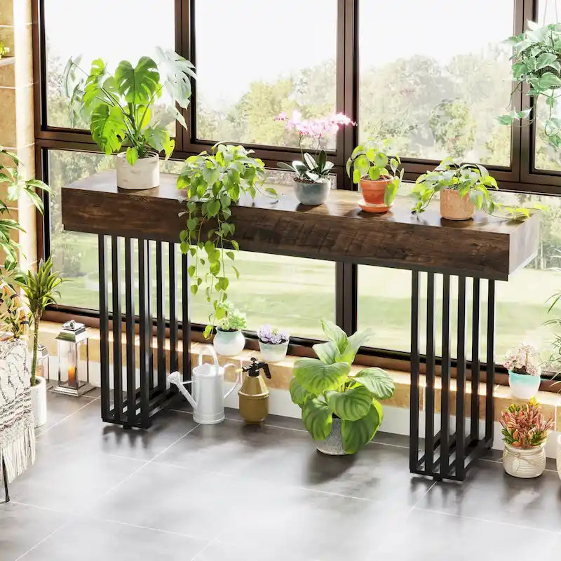 55-inch Console Sofa Hall Table for Entryway