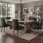 Paloma Farmhouse Reclaimed Wood 7-Piece Dining Set by iNSPIRE Q Artisan