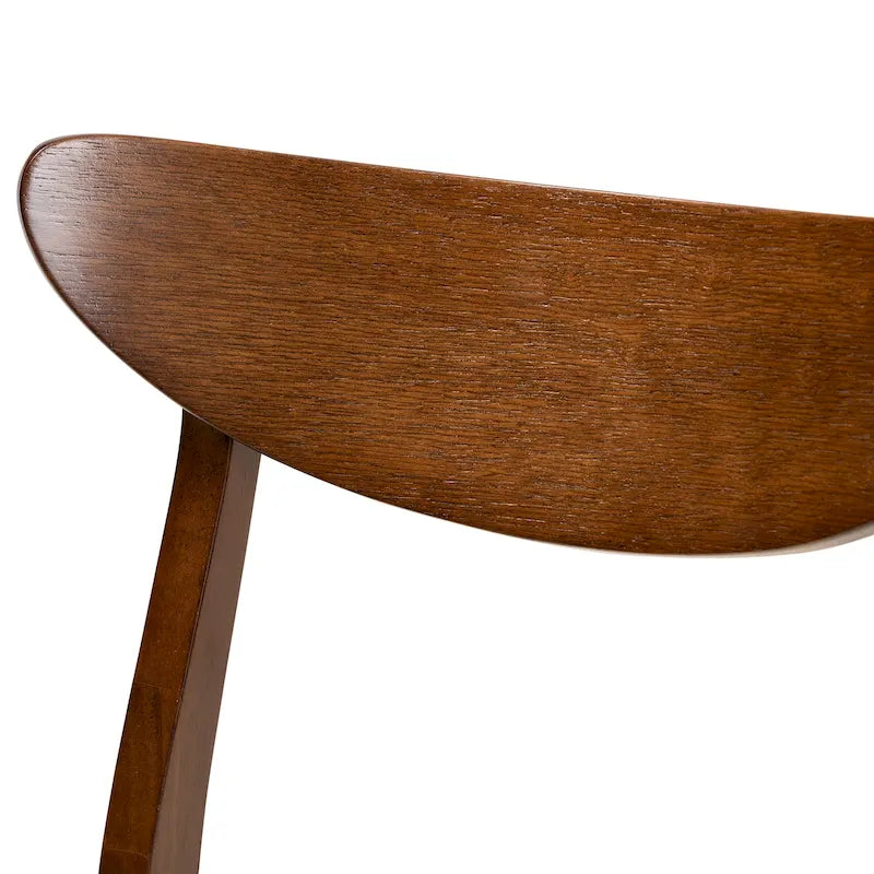 Parlin Mid-Century Modern Transitional 4-Piece Dining Chair Set