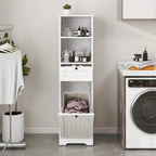 One-Drawer Tilt-Out Laundry Sorter Cabinet
