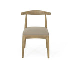 Cortina Fabric and Rubberwood Dining Chairs (Set of 2) by Christopher Knight Home