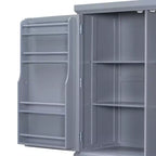 Whisen 73 Freestanding Wooden Kitchen Pantry Cabinet with Drawers and Adjustable Shelves for Storage and Organization in Dining Room or Kitchen