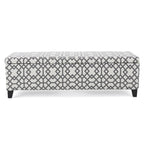 Modern Upholstered Storage Bench for Living Room Entryway