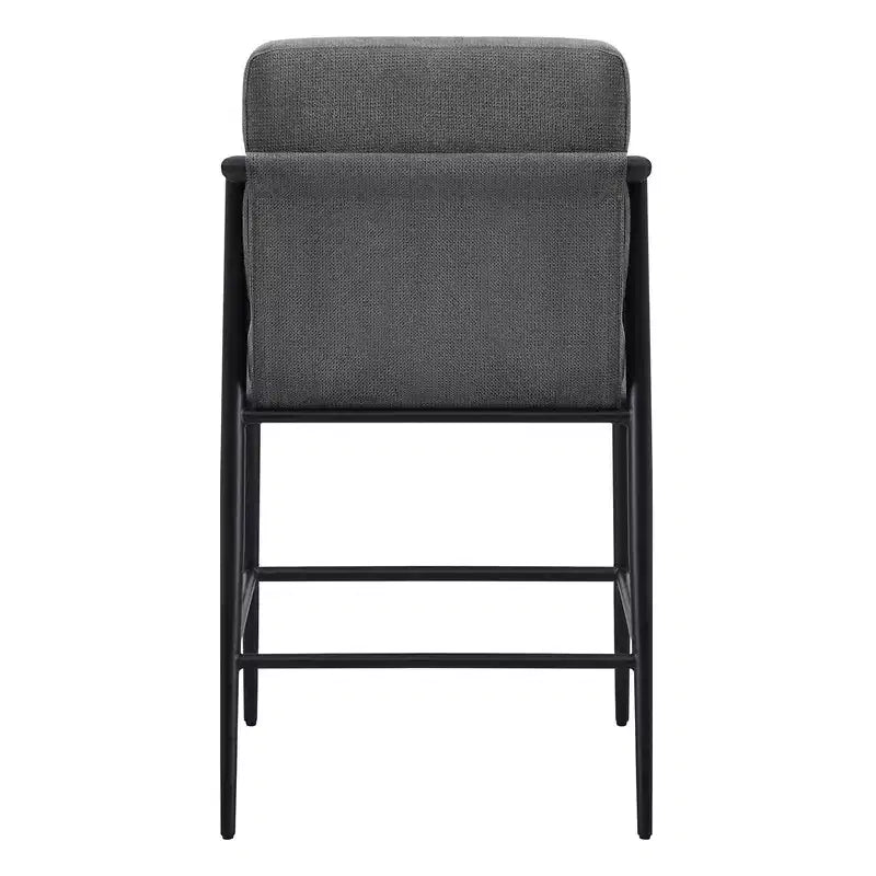 Spruce&Spring Modern Counter Stools with Arm & Metal Frame Set of 2