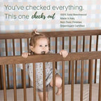 3-in-1 Convertible Crib, Solid Beechwood, GREENGUARD Gold Certified, Made in Italy