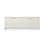 Clihome Furniture Wood 4-Door Accent Cabinet