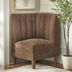 Lifestorey Kerrington 3-Piece Channel Back Upholstered Banquette Set