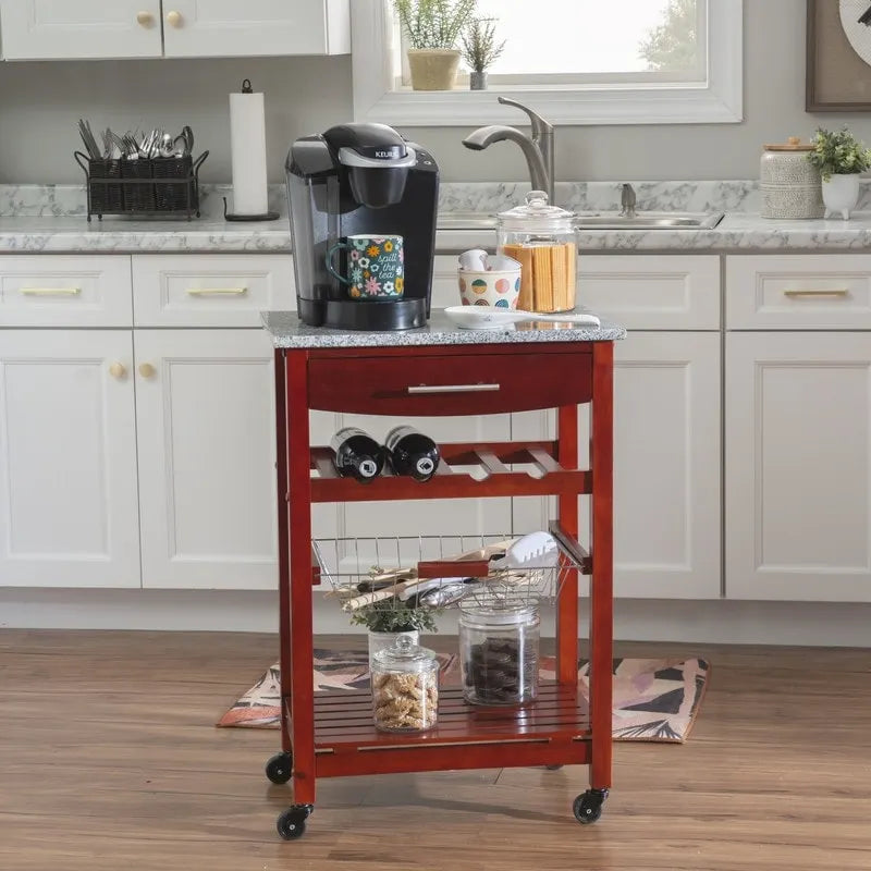 Jake Compact Mobile Rolling Kitchen Cart