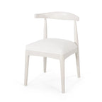 Cortina Fabric and Rubberwood Dining Chairs (Set of 2) by Christopher Knight Home