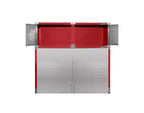 Seville Classics UltraHD 2-Piece Extra-Wide Storage Cabinet Set, 60 x 24