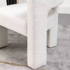 Set of 2 28 Wide Boucle Upholstered Square Armchair - Kinwell