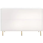 Genevieve 6 Drawer Dresser - DRS5002 - Walnut/White - Safavieh