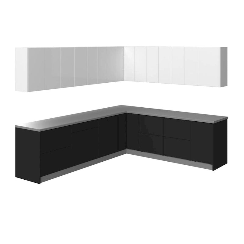 Kitchen Modern Collection Black Color Base Size 10x8,5Ft Wide - 102x120