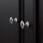 Cabot Espresso Oak Tall Storage Cabinet with Doors - 31.38L x 16.30W x 61.14H