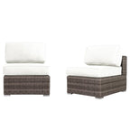 LSI Antibes Grey Wicker/Aluminium 12-piece Conversation Set
