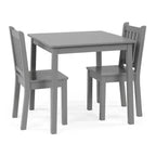 3pc Kids Wood Table and Chair Set - Humble Crew