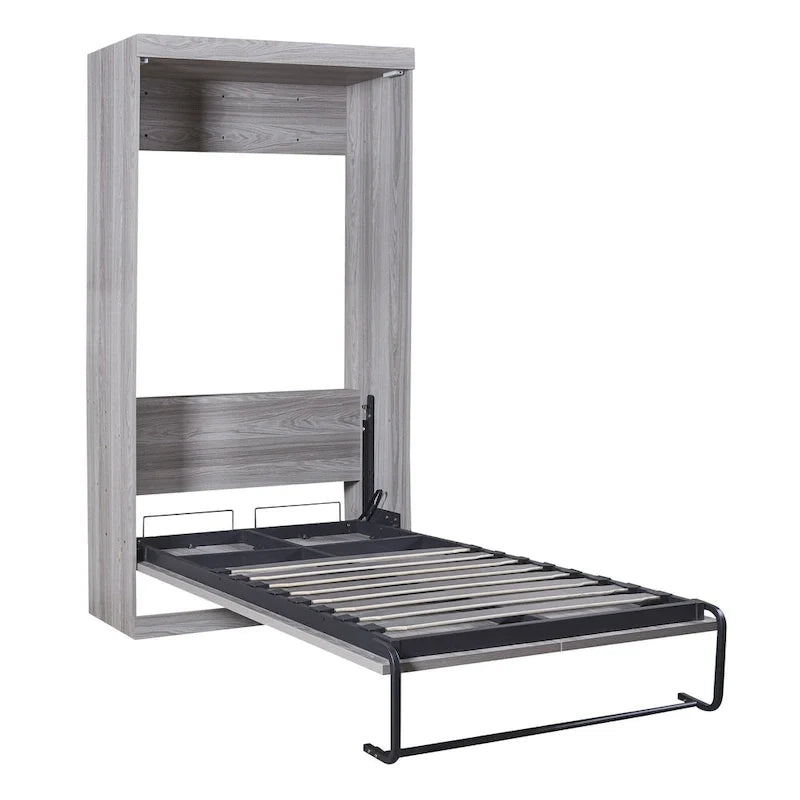 Wood Murphy Bed can be Folded into a Cabinet