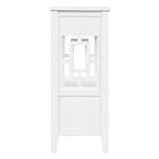 Console Table with 4 Drawers and Storage Shelf